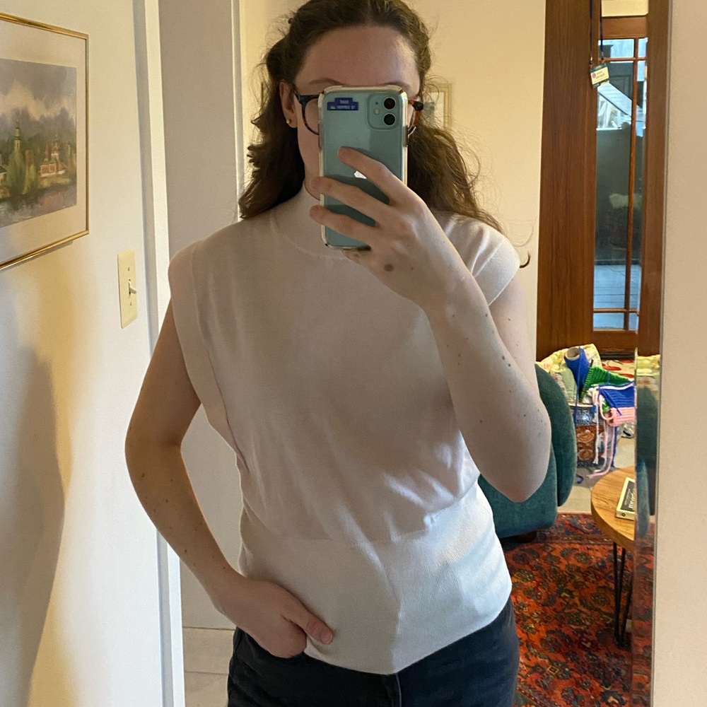 Banana Republic Soft Pink Knit Top